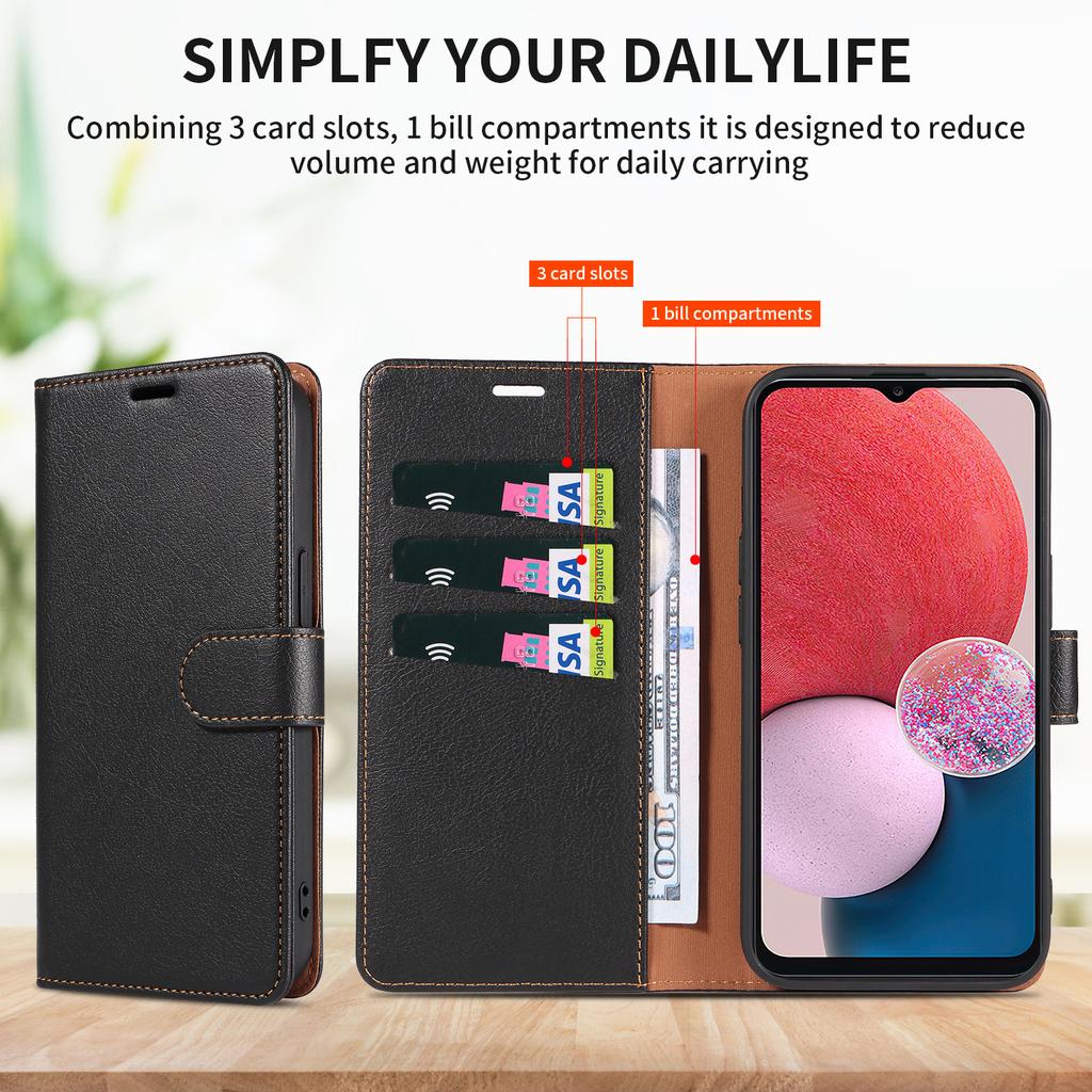 For Samsung Galaxy A26 5G Case Magnetic RFID Blocking Leather Phone Wallet Cover