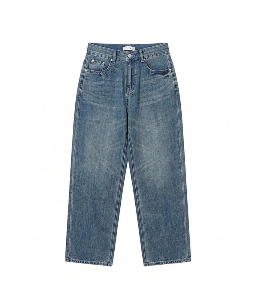 Eilubeu Deep Blue Wide Denim Aasedp103P