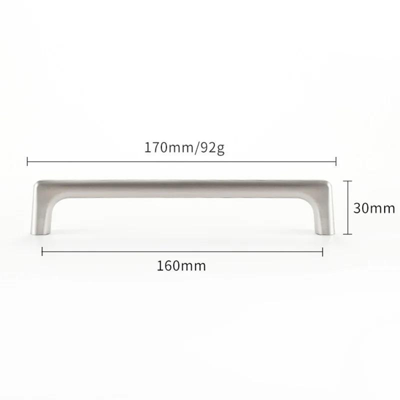 WV Black Kitchen Cabinet Storage Handles 96-320mm Dressers Cupboard Closet Wardrobe Door Drawer Knobs Furniture Hardware Pulls
