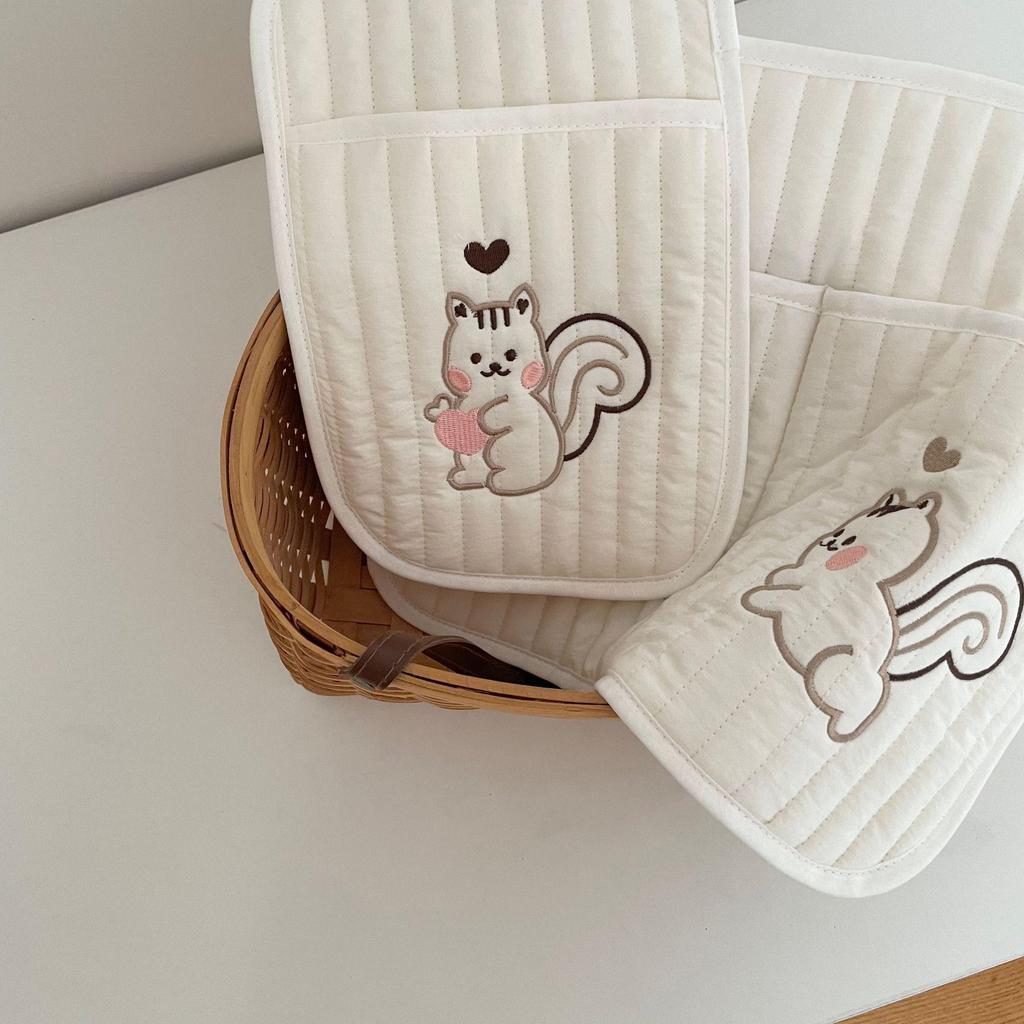 Korean Baby Crib & Stroller Hanging Storage Bag for Diapers, Bottles, and Toys