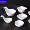 Qianxing A8 White Melamine 3-Compartment Serving Dish Set