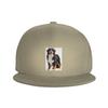 Van Gogh Style Painting of Bernese Mountain Dog Baseball Caps Snapback Fashion Baseball Hats Breathable Casual Casquette Outdoor