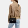 COACH Klare 22 Gold Logo Chain Flap Cross Grain Leather Envelope Bag Shoulder Crossbody Bag Regular Women's Black