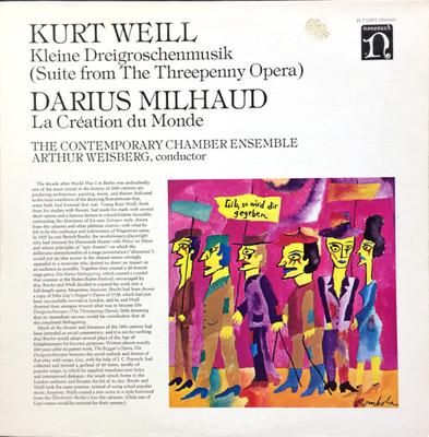 Płyta LP KURT WEILL, DARIUS MILHAUD, ARTHUR  - Suita z Opery za trzy grosze / L H71281 Nonesuch US Klasyczna Używana