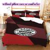 FC Bayern München Patroon Beddengoed Dekbed Set Dekbedovertrek Kussensloop Huisdecoratie Verjaardagscadeau (1 dekbedovertrek + 2 kussenslopen, zonder binnenkussen)