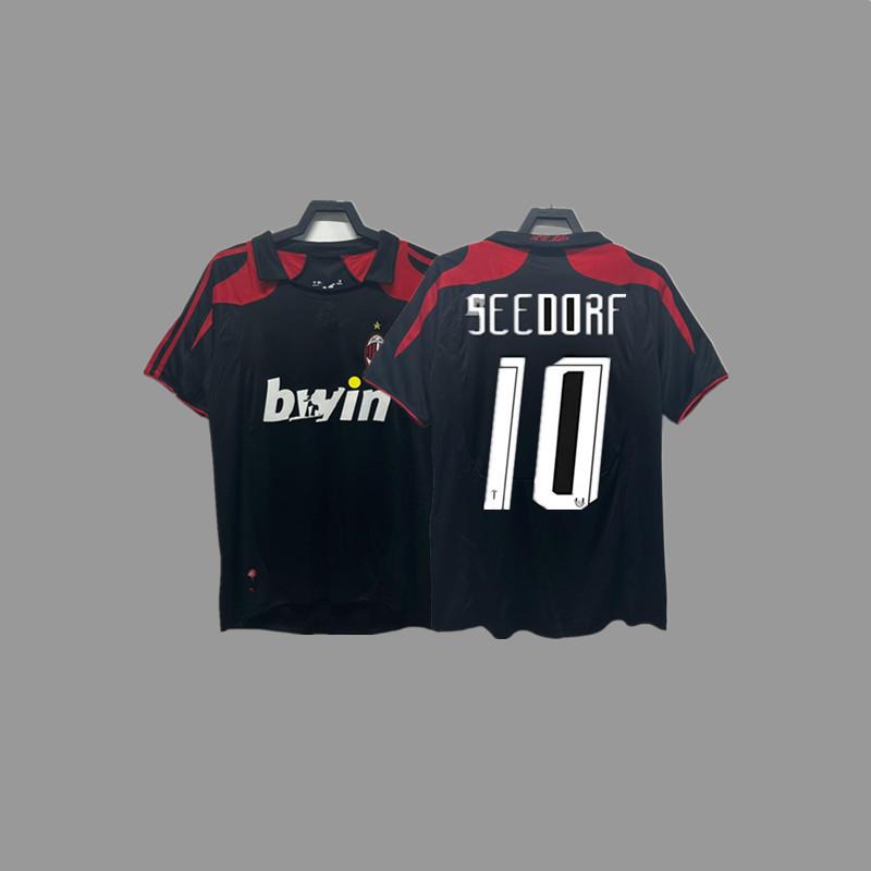 Tricou de fotbal vintage AC Kaka Maldini Ronaldo Ronaldinho tricou tricou de joc antrenament