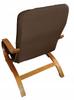 Finka Armchair Cover, Finnish Brown Jacquard
