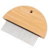 Pet Flea Comb: Wooden Grooming Tool for Cat and Dog Hair Removal