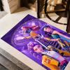 Neon Stars Dance Party Carpet Suitable for Game Room Bedrooms Kitchen Hallway Antislip Carpet Decorate Offices