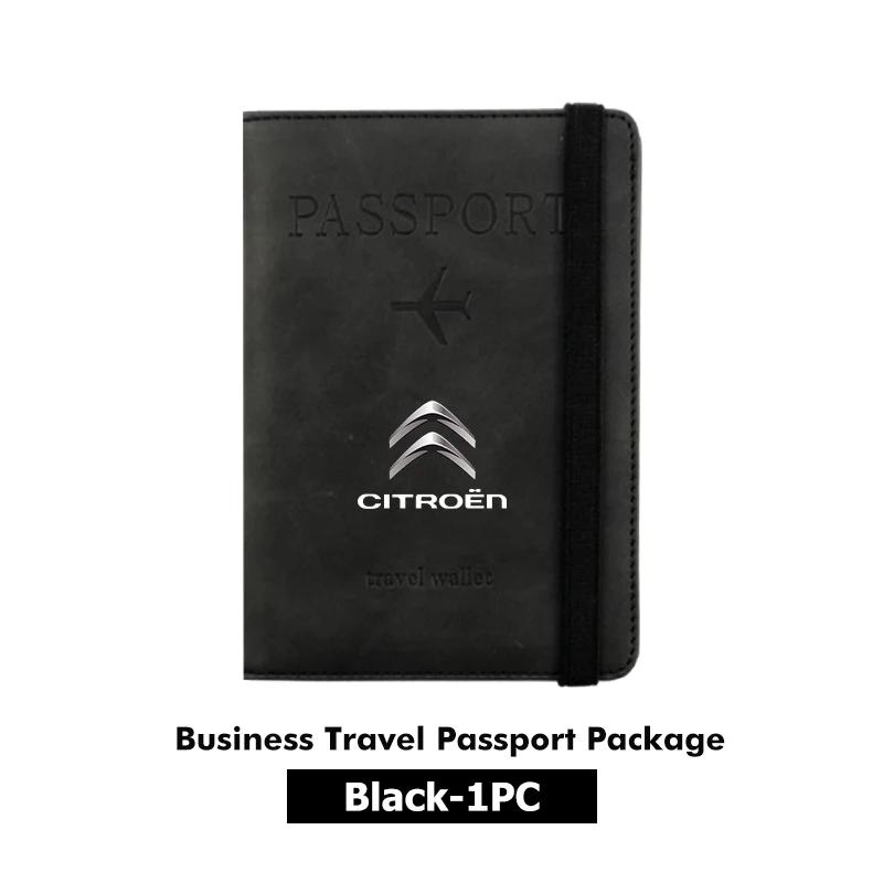 APG1 RFID blokující obal na pas Cestovní peněženka Držák na karty a jízdenky Pro Citroen C5 C1 C2 C6 C4L DS3 DS4 DS5 C-Elysee Grand Berlingo