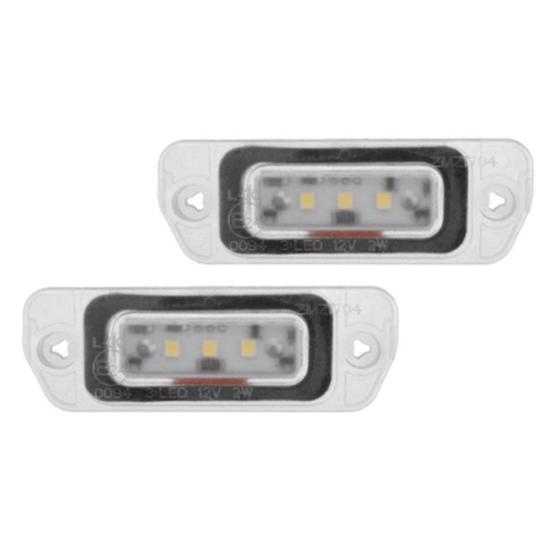 Car License Plate Light Led Number Plate Light For Mercedes Benz AMG ML450 ML500 550 ML63 License Plate Lamp White