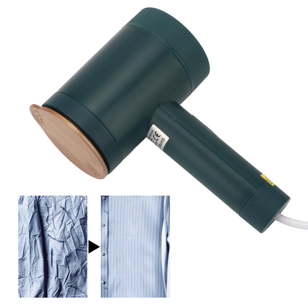 Handhållen Mini Strykmaskin med Luddtagare Bärbart Plaggstrykjärn för Hem 110‑