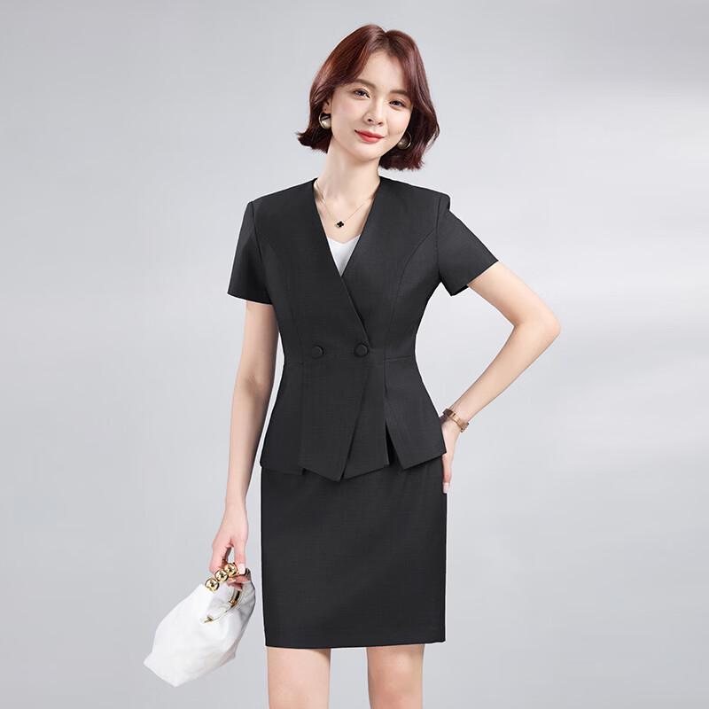 Women's Professional Short-Sleeve Suit Set