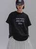 Aenhacheu Vintage Letter Archivetee_Black