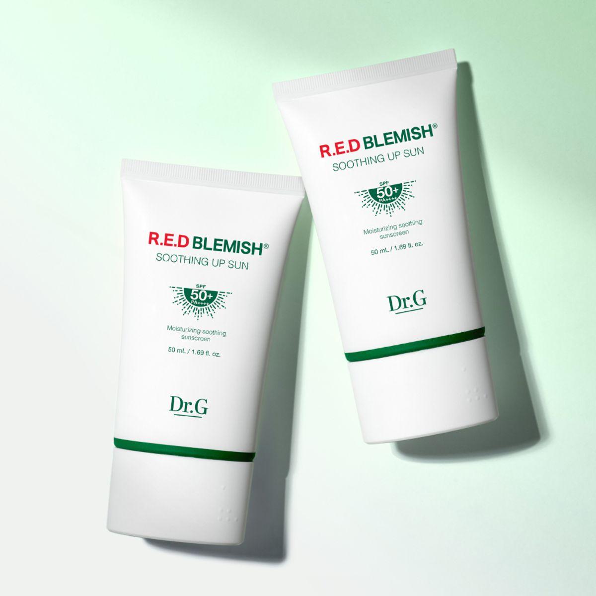 

Dr.G Red Blemish Soothing Up Sun SPF50+ PA++++ (50ml × 2) Calming, Moisturizing & Non-Irritating Daily Sunscreen