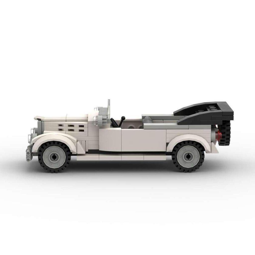 LEGO-Compatible Convertible Classic Car Model Building Set - Speed 8-Stud Creative Ornament Car Blocks