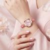 with Adjustable Bracelet Quartz Watches Rhinestone Wrist Decoration Rotundity Shaped Watch  Gift