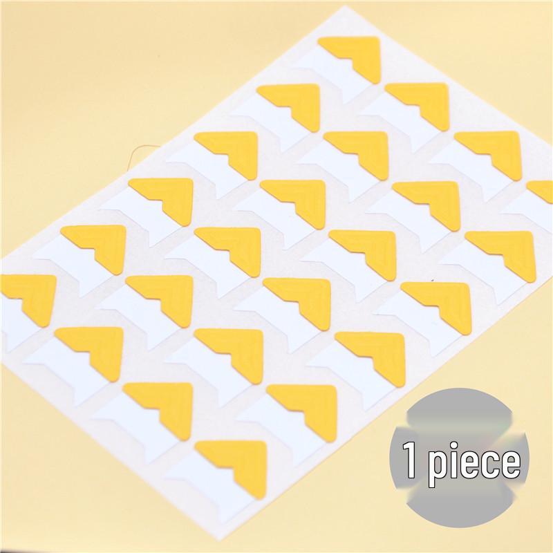 Korean Retro Kraft Paper Photo Corner Stickers, DIY Colorful Album Accessories for Baby Albums