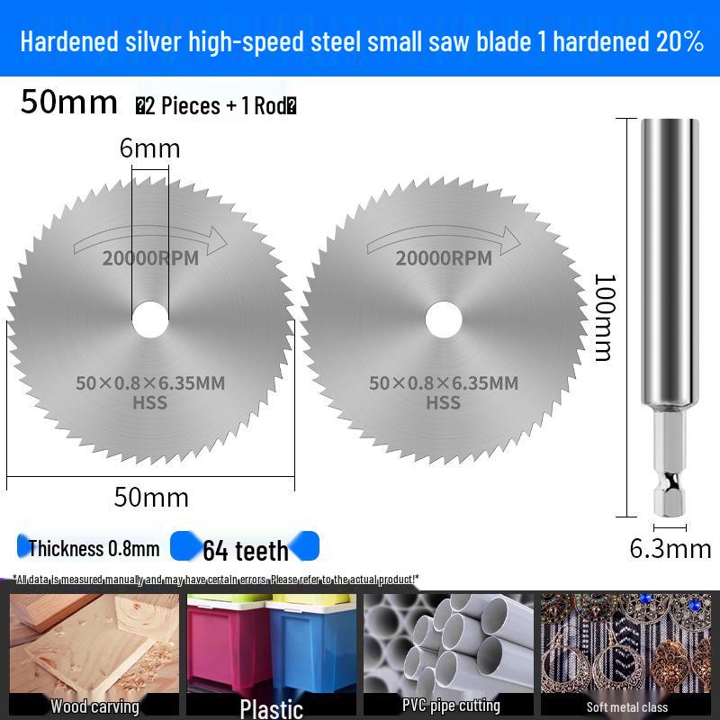 High-Speed Steel Mini Circular Saw Blade for Electric Drill and Grinder