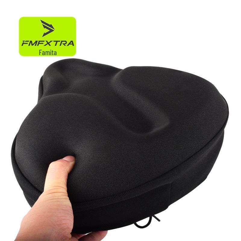 Almofada de Assento para Bicicleta de Montanha Elétrica: Capa de Silicone 3D Macia, Confortável e Espessa para Bicicletas e Patinetes.