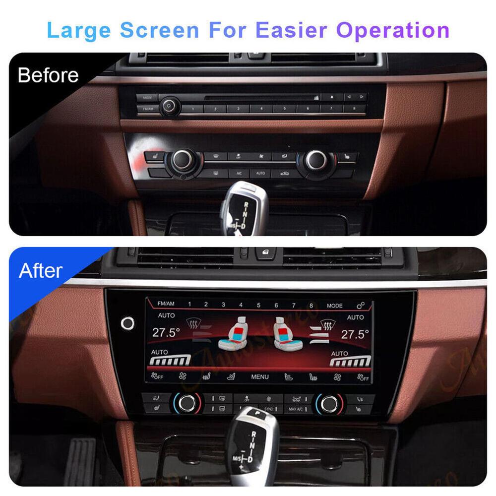 10.25" Touchscreen A/C Heater Climate Control Panel For BMW 5 Series 2011-2017