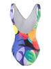 Europäischer Print-Bikini 2025 mit Sonnenschutz-Gaze-Rock - Resort-Bademode