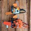Wall Storage Bracket for Chainsaw Use, Orange Steel Hanger with Upper Lip for Garage, Shed, Workshop, and Tool Room Daily Storage Use
