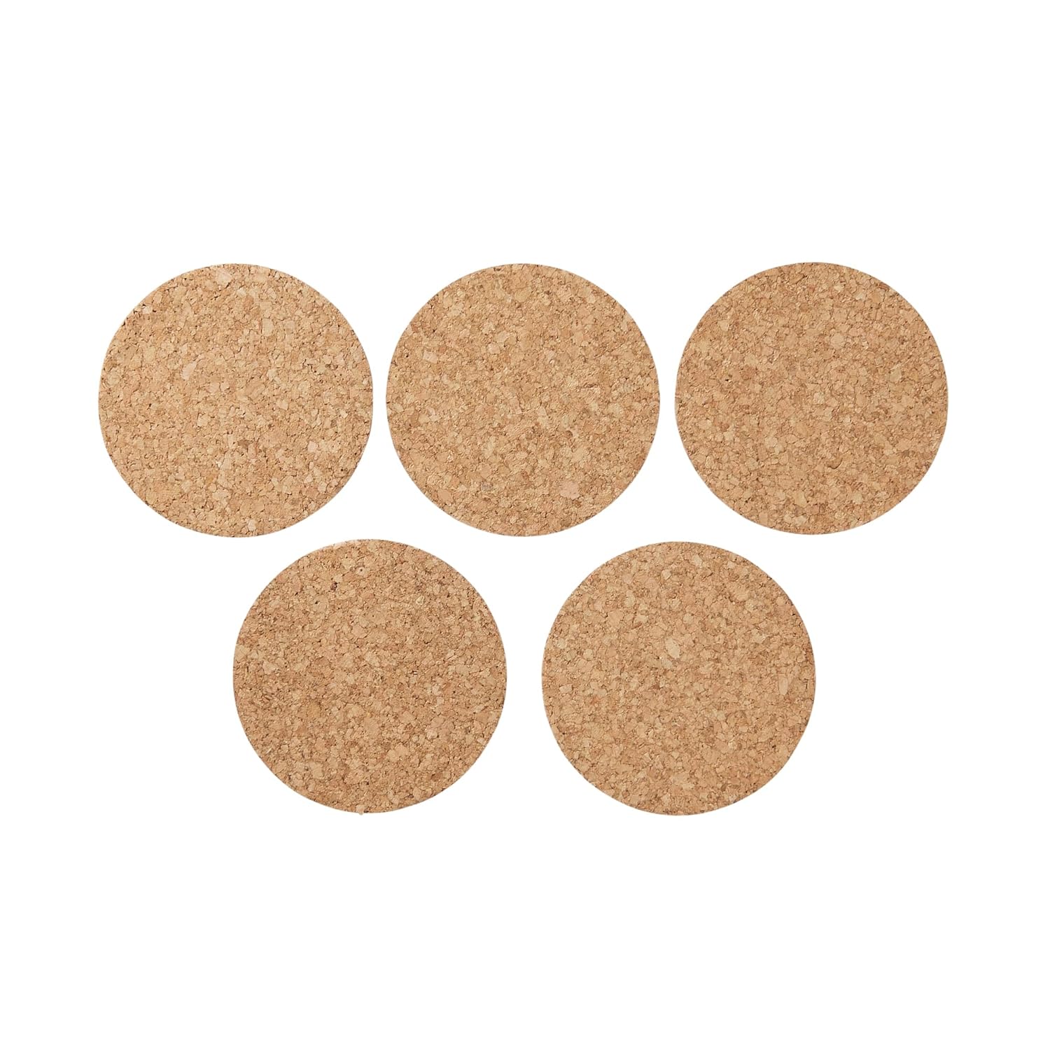 Muji Cork Coaster Approximately Diameter 9.5cm Set 5 MDA41A1A