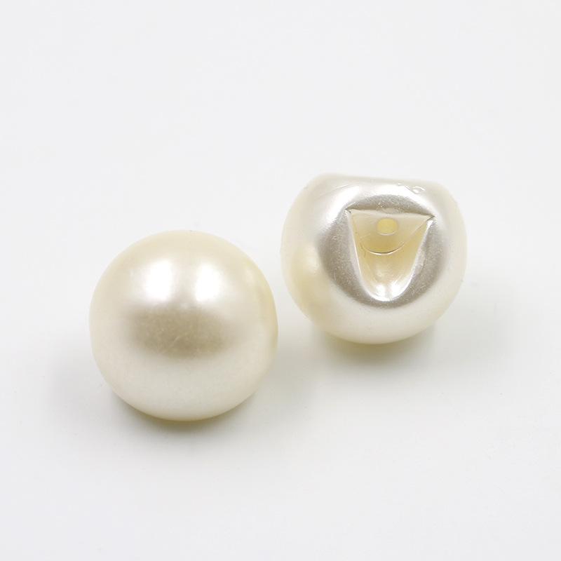 

Жемчужная пуговица круглая универсальная пуговица для рубашки женская декоративная пуговица одежда кардиган пуговицы для рубашки Perforated Pearl White * 6mm10 Capsules