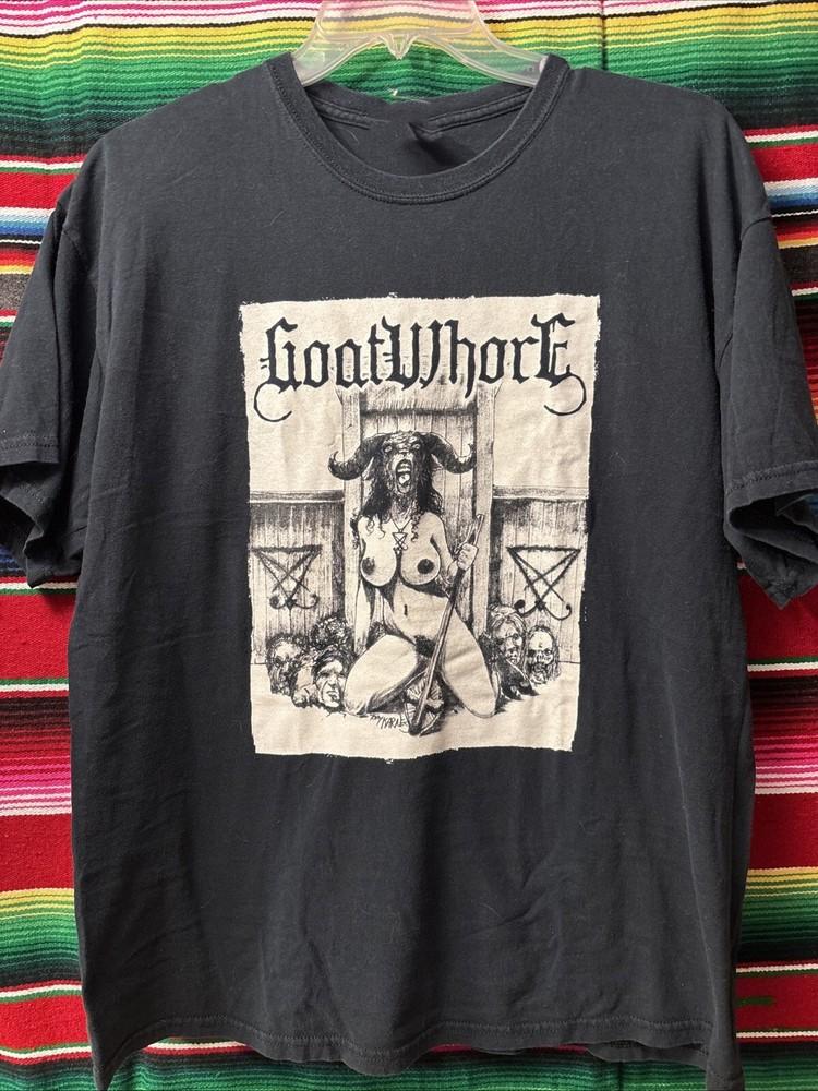 Rare Goatwhore Black T Shirt Death Black All Size S-345XL Gift Funny Unisex T-Shirt
