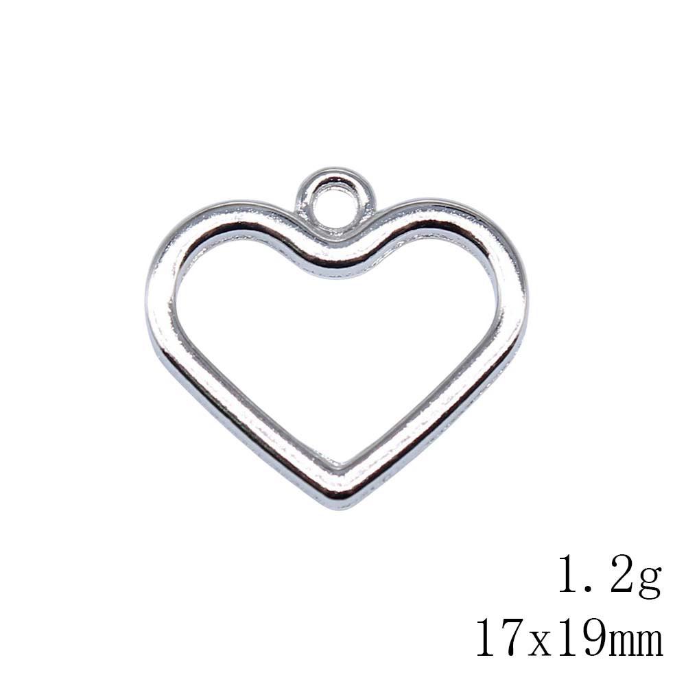 Back To School Charm Bracelet Hollow Peach Heart Charms Pendant Ornaments For Home Male Pendant
