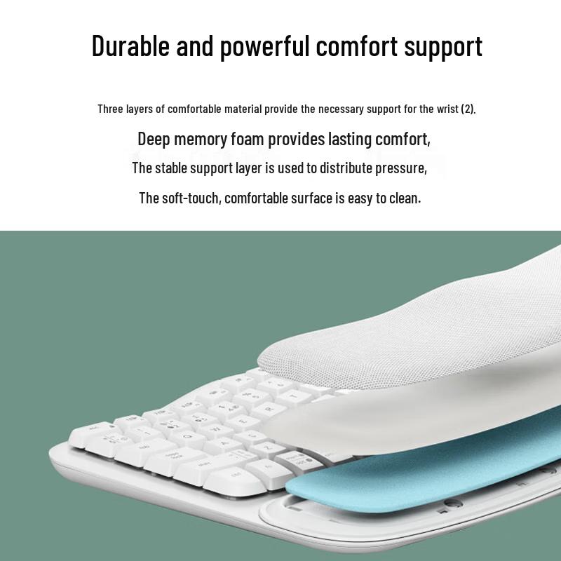 Logitech WAVE KEYS Ergonomic Wired Mechanical Keyboard