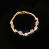 Zircon Square Claw Diamond Bracelet Light Luxury Niche Temperament Sweet Bracelet Korean Fashion High-end Sense Versatile Jewelry