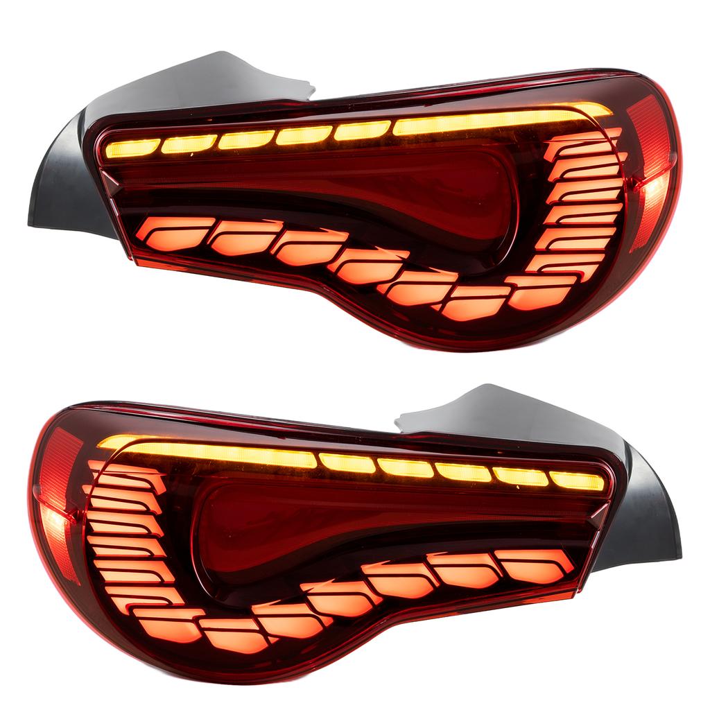 GTS Full LED Dynamic Tail Lights With Sequential Turn Signal Replacement for Subaru BRZ 2012‑2021