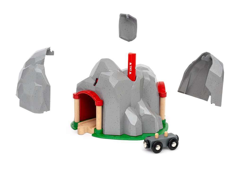 BRIO Dynamite Tunnel 36044 Set Scene Parts 3 Years Old and Up (Vehicle Tunnel)