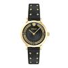 Versace Quartz Watch 35mm Beige Dial Leather Strap Gift Set With Perfume And Red Envelope Women Watches Pink VE0A00125