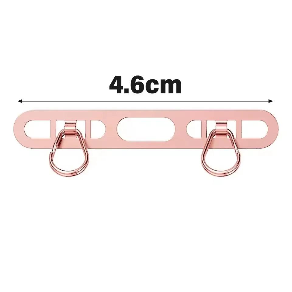 Xiaomi 4/1PCS Luxury Stainless Steel Mobile Phone Lanyard Patch Gasket Upgrated Metal 0.4mm Thin CellPhone Tether Tab Safety Connecter