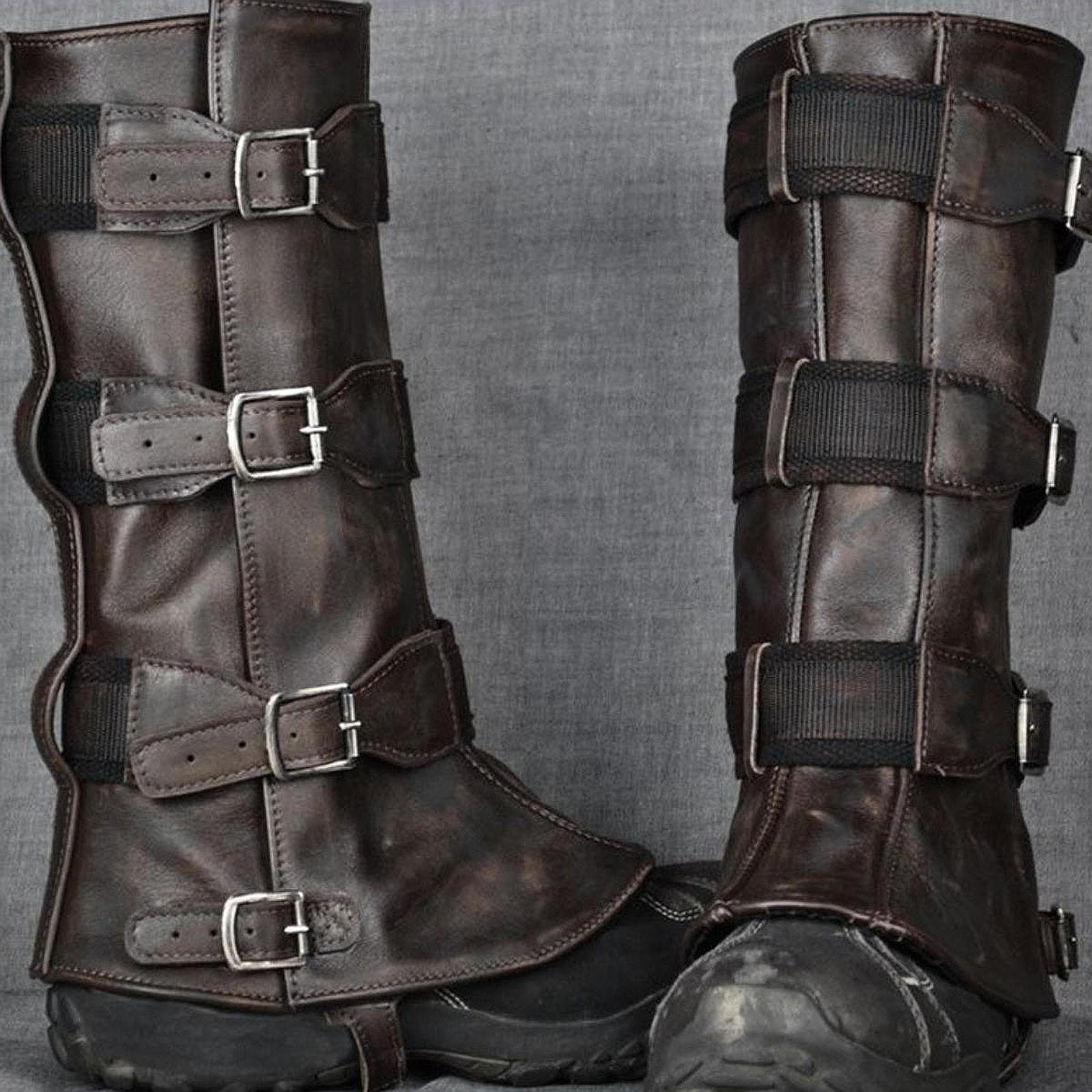 

Пиратские сапоги, чехлы для обуви, подарочный удобный верх для фотореквизита на открытом воздухе кофейный