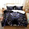 3D Print Death Anime Note Beding Set Young Boys Young Girls Twin Quen King-Sized Dimensionsd Dimensions Soft Duvet Cover Pilowcase Bed boys Adult