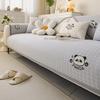 Panda  New Chenille Sofa Cushion Four Seasons Universal Cartoon Seat Cushion Fixed Non-Slip Sofa Cover Cover Cloth