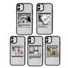 Transparente Handyhülle mit Radiohead-Motiv für iPhone 14, 12, 11, 13 Pro Max, X, XR, XS, SE (2020), 7, 8 Plus