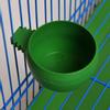 15Pcs Round Shape Bird Food Bowl Thickened Cage Food Container Water Feeding Bowl for Pet