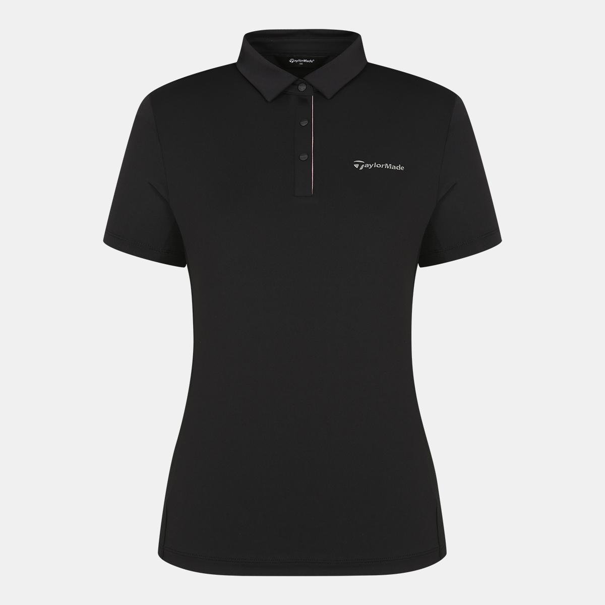 25Ss Women S Collared Short Sleeve T-Shirt Twtyo6741-199 Black/085