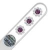 Mont Bleu 3 Flowers Crystal Nail File LE-13