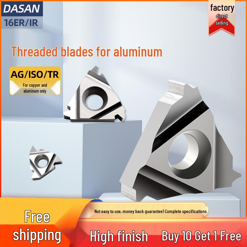 

Aluminum Trapezoidal Thread Cutting Tool: 16ER AG60 Internal with 11IR