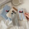 Socks Female Black Cat Female Socks Cute Cartoon Spring And Autumn Tube Socks Female Niche Girl Pile Socks