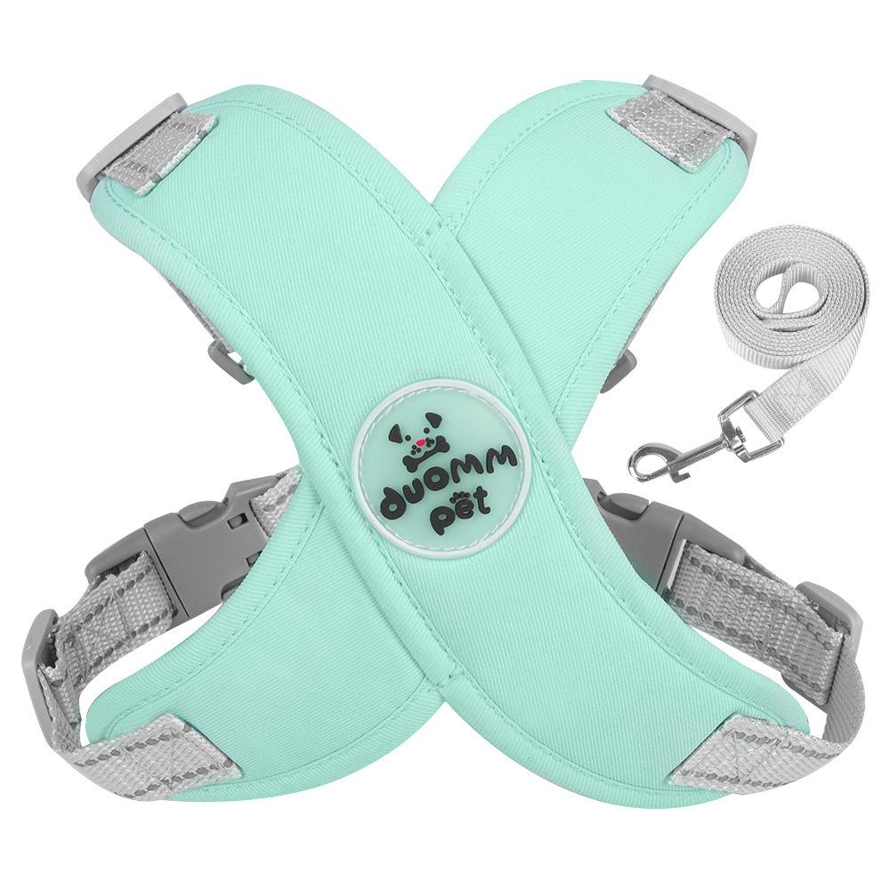 Adjustable Breathable Macaron Dog Harness - Vest Style for Small Pets