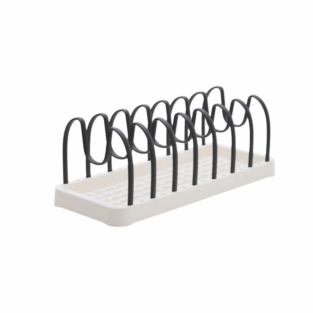 Detachable Pot Lid Holder Plastic Dish Drying Rack New Dish Drain Rack  Household