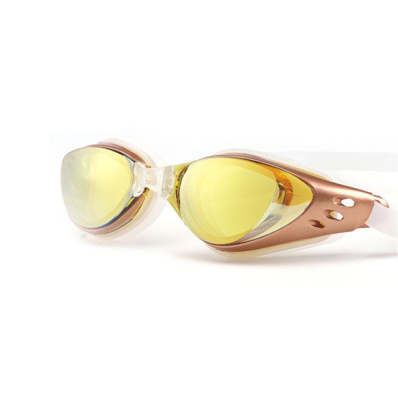 Adjustable Swimming Goggles Electroplating Waterproof Anti-fog Swimming Glasses Swim Eyewear