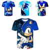 Stylish Sonic The Hedgehog Kids T-shirt With Colorful Cartoon Design For Boys And Girls